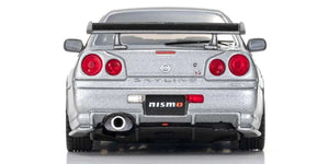 Kyosho 1/43 Scale Nissan Skyline GT-R R34 NISMO Grand Touring Diecast Car (Gray)