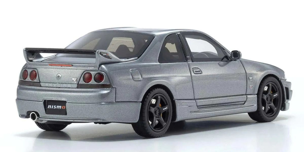 Kyosho 1/43 Scale Nissan Skyline GT-R R33 NISMO Grand Touring Diecast Car (Gray)