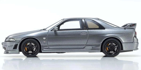Kyosho 1/43 Scale Nissan Skyline GT-R R33 NISMO Grand Touring Diecast Car (Gray)