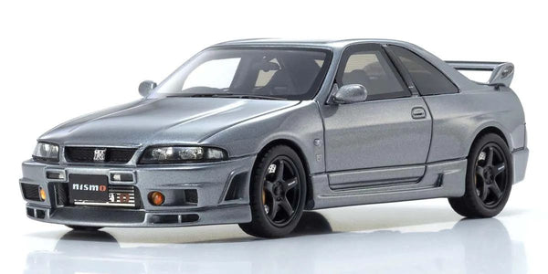 Kyosho 1/43 Scale Nissan Skyline GT-R R33 NISMO Grand Touring Diecast Car (Gray)