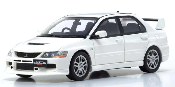 Kyosho 1/43 Scale Mitsubishi Lancer Evolution IX MR, White Diecast Car