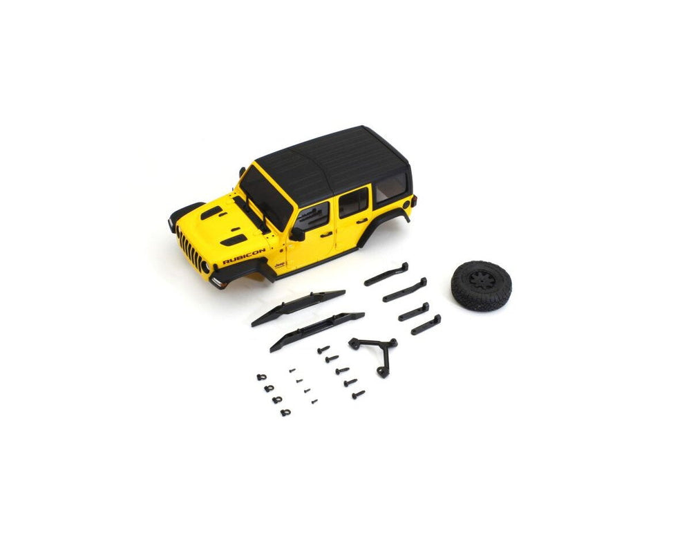Kyosho MXB01Y Jeep Wrangler Rubicon Mini-Z 4X4 Body Yellow