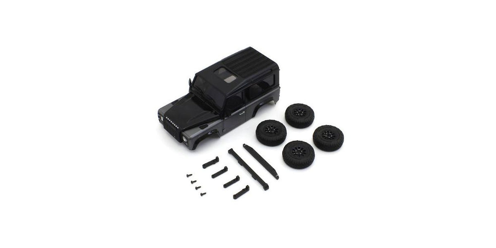 Kyosho MX-01 Land Rover Defender 90 Autobiography Corris Gray / Santorini Black Body Set