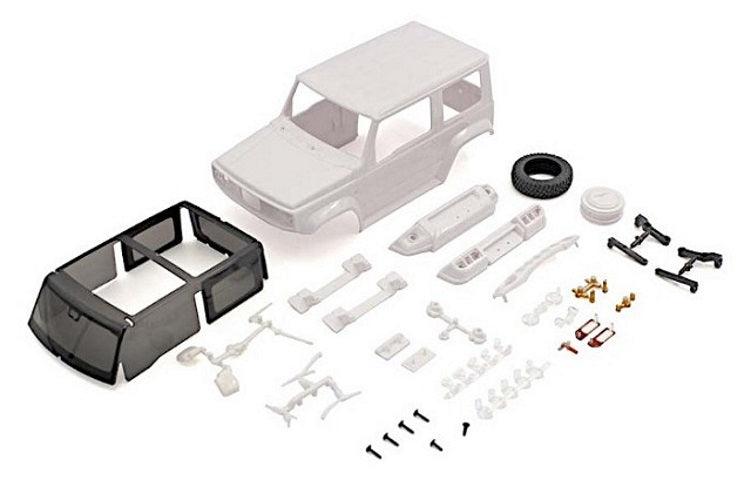 Kyosho MXN03 Suzuki Jimny Sierra White Unpaited Body Set Mini-Z