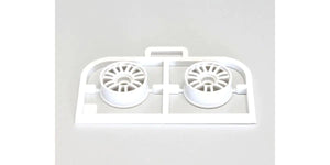 Kyosho 0 Offset White Narrow Wheels for Mini-Z RWD, 2 pc