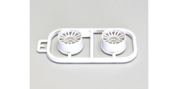 Moded plastic set of wheels