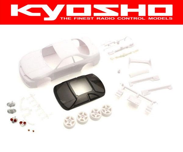 Kyosho MZN197 NISSAN GT-R NISMO R33 WhiteBodySet w/Wheel Mini-Z