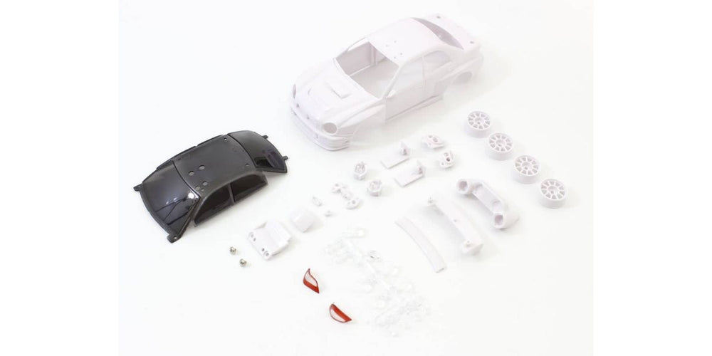 Impreza WRC 2002 White Body Set w/ Wheel