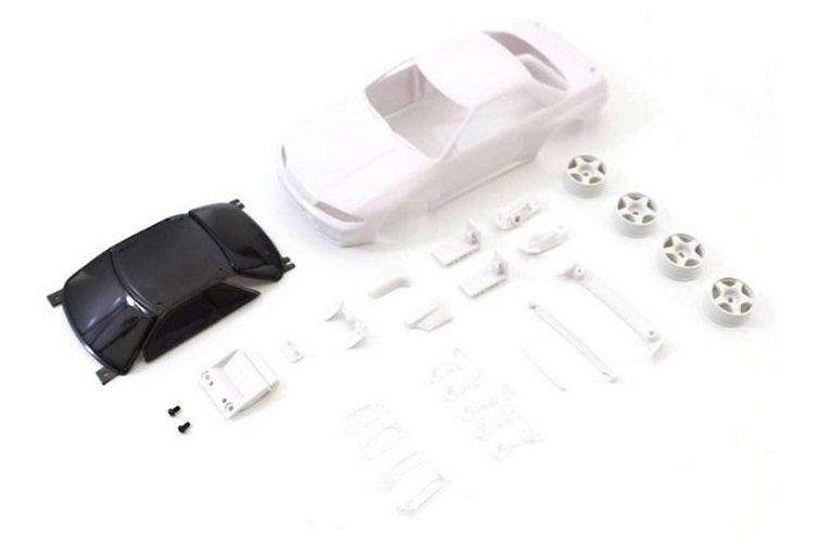 Kyosho MZN201 Skyline GT-R R32 White Body Set w/Wheel Mini-Z