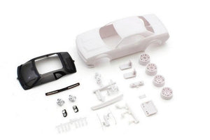 Kyosho MZN203 DODGE CHALLENGER SRT White Body Set w/Wheels (AWD)