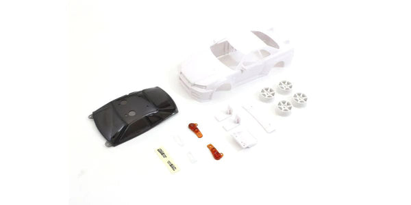 Kyosho Nissan Skyline GT-R V-Spec (R34) White Body Set w/Rim