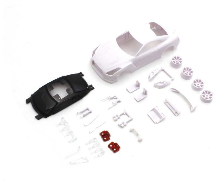 kyosho MZN210 Nissan GT-R (R35) White Body Set w/Rim for AWD