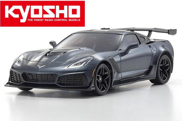 Kyosho ASC MR-03W-MM Chevrolet Corvette ZR1 Shadow Gray Metallic Mini-Z Body
