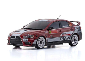 Kyosho MZP462M ASC MA020 Mitsubishi Lancer Evolution X Mitsubishi Dealer Tteam Body