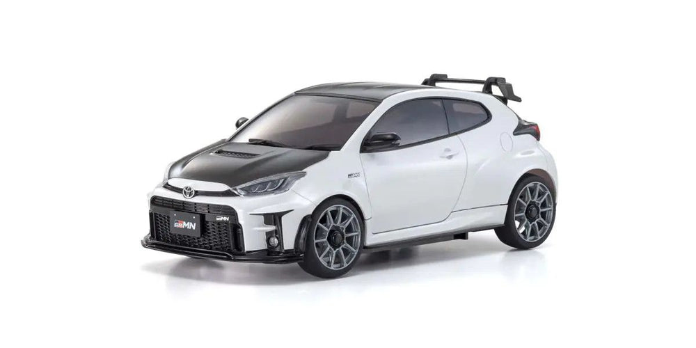 Kyosho White Pearl Toyota GRMN Yaris Circuit Package Mini-Z Autoscale body