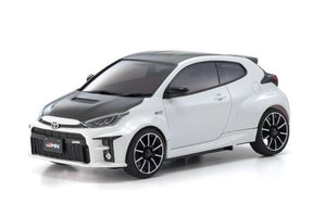 Kyosho ASC MA-020 Toyota GRMN Yaris Rally Package Platinum White Pearl Mica