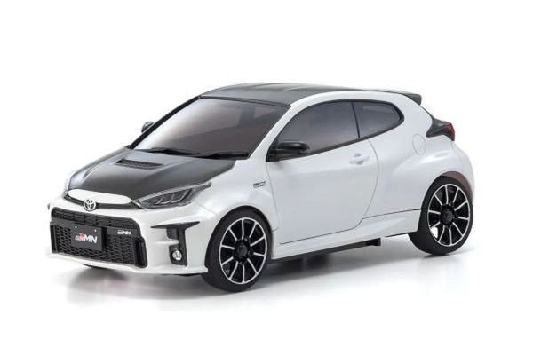 Kyosho ASC MA-020 Toyota GRMN Yaris Rally Package Platinum White Pearl Mica