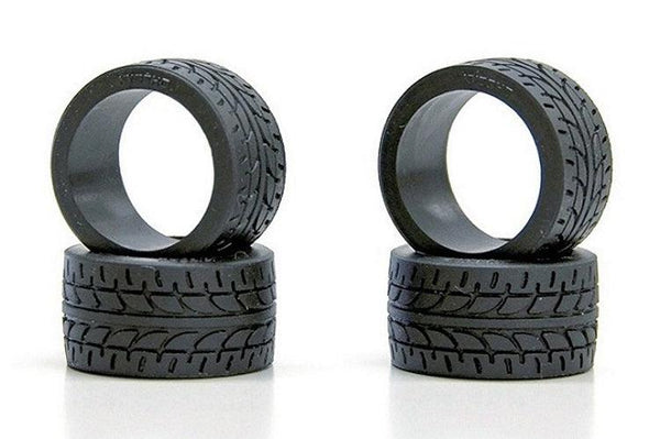 Kyosho MZW38-10 Racing Radial Wide Tire 10° (4) Mini-Z