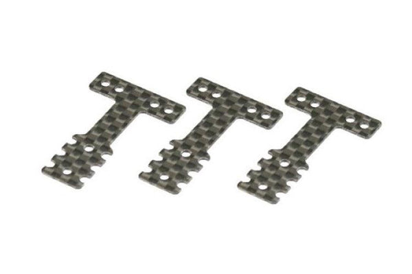 Kyosho MZW404S Carbon Rear Suspension Plate (Soft/RM/HM/3pieces)