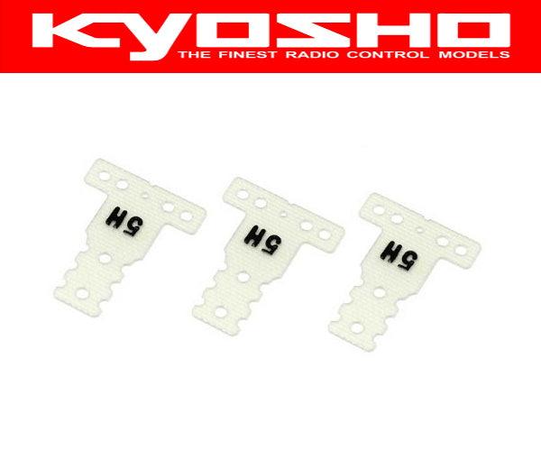 Kyosho MZW437H FRP RearSus.Plate(0.5Hard/3pcs) MR03MM/LM/MM2