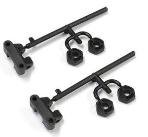 Kyosho OL003-1 Rear Suspension Mount & Wheel Hub For Outlaw Rampage