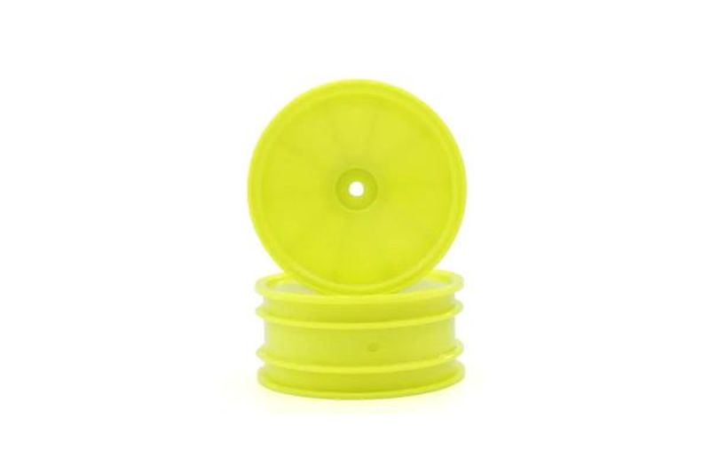 Kyosho 2.2 Dish Wheel (Front/Yellow/2pcs)