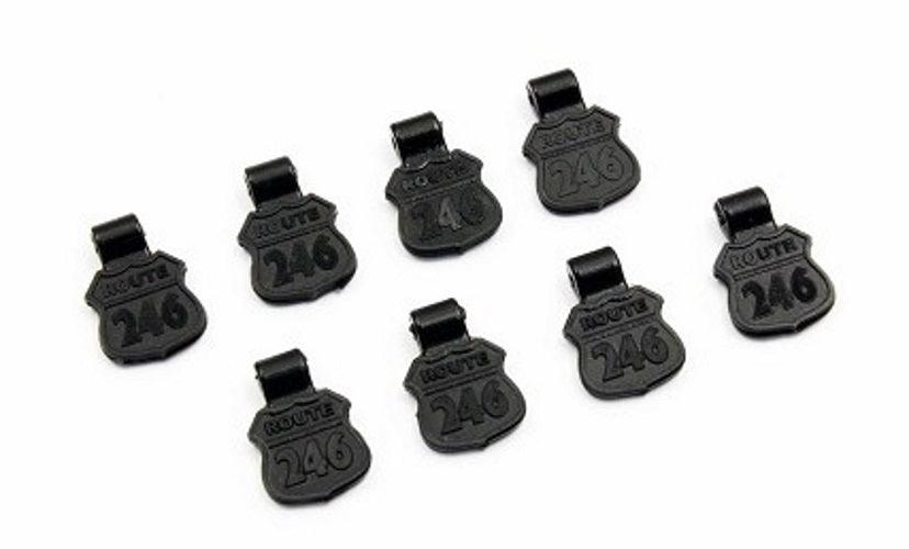 Kyosho R246-9003 Rubber Knob (8) for Body Pin