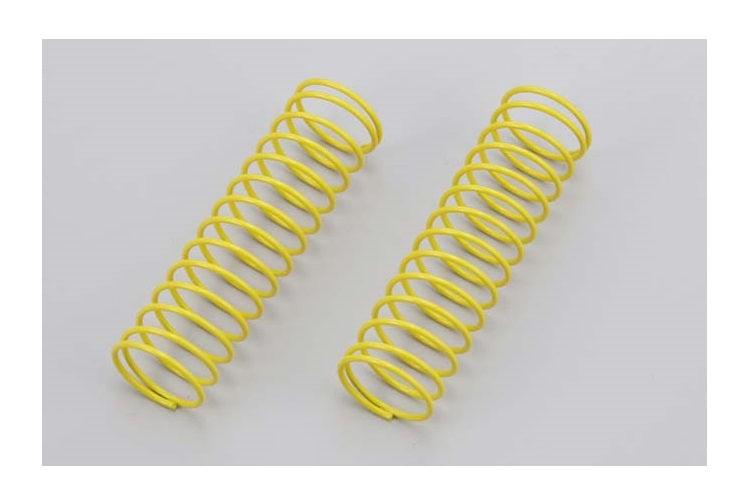 Kyosho RFW004-1611 76mm Yellow Shock Springs (2) Rock Force