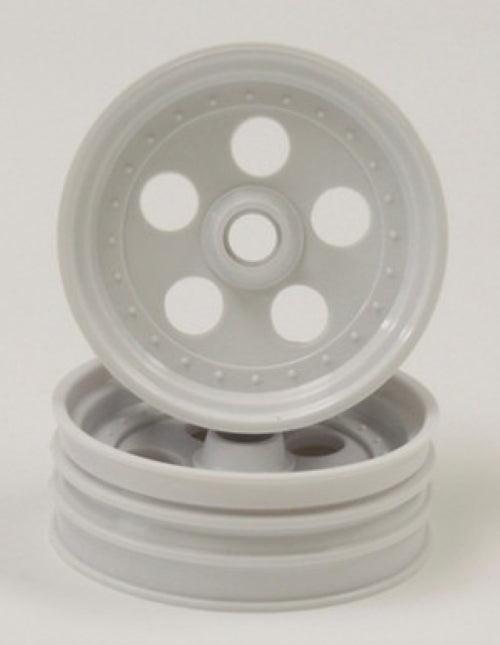 PowerHobby Kyosho SCH007W Front Wheel (White/2pieces/Tomahawk)