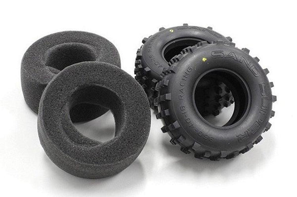 Kyosho SCT002MB Rear Tires (Medium /2Pieces w/Inner) Scorpion 2014