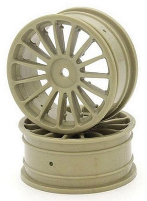 Kyosho VZH003G Wheel (15-Spoke/Gold/24mm/2Pieces) For Touring Car