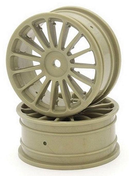 Kyosho VZH003G Wheel (15-Spoke/Gold/24mm/2Pieces) For Touring Car