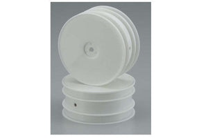 Kyosho W5201W Flush 4WD Front Wheel White (2) Lazer ZX-5