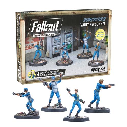 Little Shop of Magic Fallout: Wasteland Warfare - Survivors - Vault Personnel — Miniatures