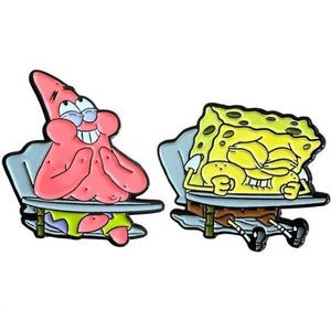 Zen Monkey: Laughing In Class Pin Set - Spongebob Squarepants Pin