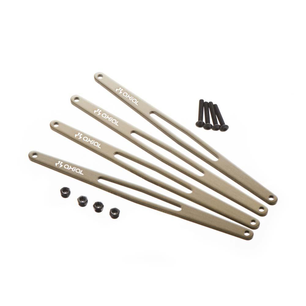 Axial AX31263 Upper Link Plate Set Aluminum Yeti XL (4)