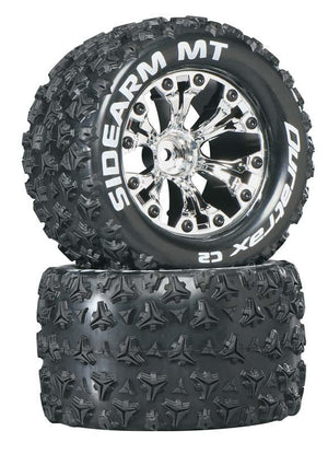 DuraTrax DTXC3515 Sidearm 2.8" Mounted Tires / Wheels Rear Stampede Rustler C2