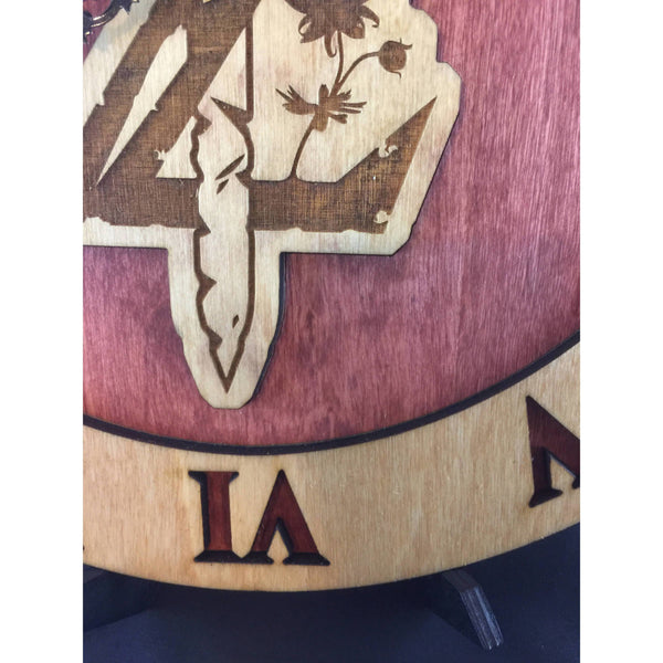 CCHobbyFun Legend of Zelda Breath of the Wild Stained Wood Laser Cut Clock