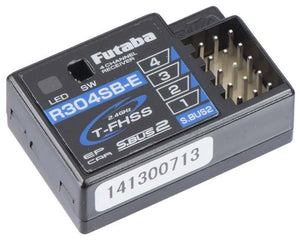 Futaba FUTL7681 R304SBE 4-Channel 2.4GHz FHSS Telemetry Receiver