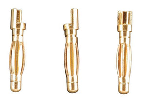 Great Planes Gold Plate Bullet Connector Male 2mm (3) GPMM3110