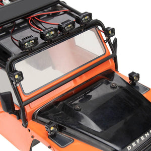 PowerHobby RC LED Lights Headlights Spotlight w/ Controller for 1/10 1/8