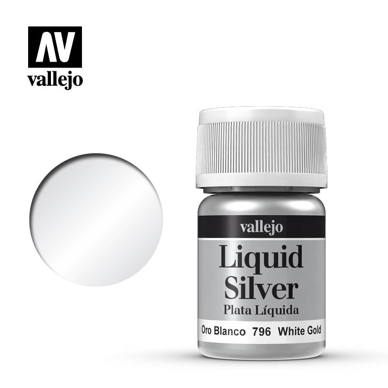 Little Shop of Magic Model Color: Liquid Gold - White Gold #217 — Miniatures