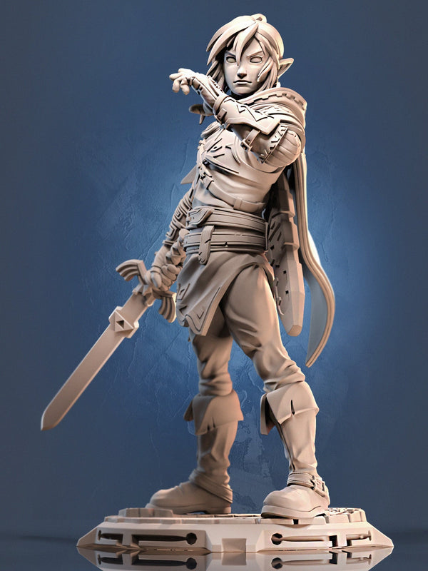 Silent Warrior - Link Inspired Miniature