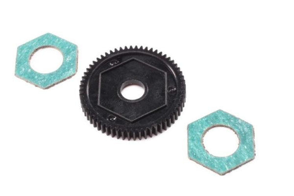 Losi Racing LOS212016 Spur Gear w/Slipper Pads 60T 0.5M Mini-T 2.0