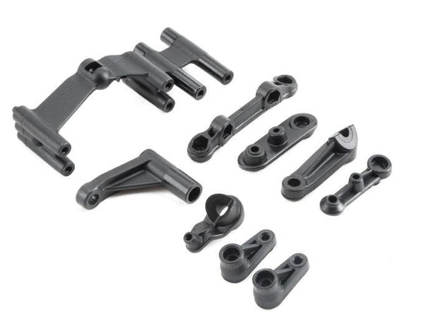 Losi LOS231008 Servo Mount Steering Servo Set Plastic Baja Rey