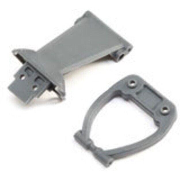 Losi Racing LOS231040 Front Bumper/Skid Plate & Support Gray Rock Rey