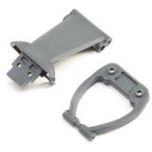 Losi Racing LOS231040 Front Bumper/Skid Plate & Support Gray Rock Rey