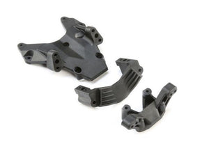Losi Racing LOS231045 Bulkhead Camber Block & Servo Mount 22S