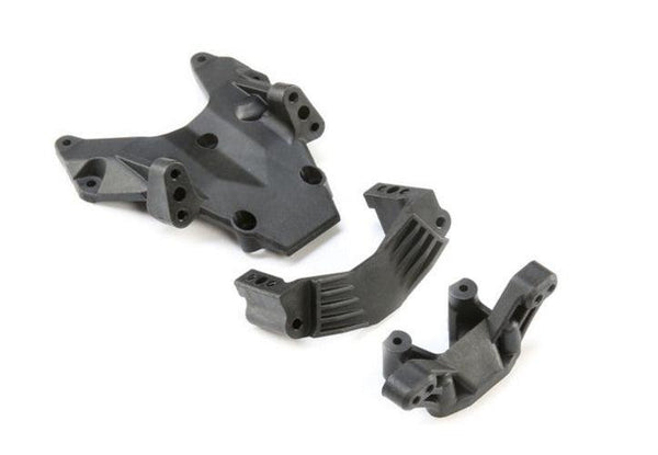 Losi Racing LOS231045 Bulkhead Camber Block & Servo Mount 22S