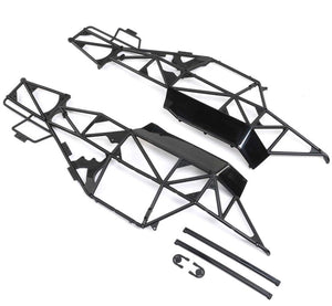 Losi LOS231087 Cage Side Sliders & Mirrors Hammer Rey